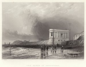 As areias em southport de William Henry Bartlett