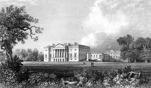 Thorndon Hall, Essex, gravado por Henry Adland, 1831 de William Henry Bartlett