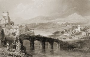 Vista, de, bray, município, wicklow, irlanda, de, &39;Scenery, e, antiquities, de, Ireland&39;, por, george, virtue, 1860s de William Henry Bartlett