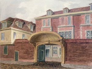 Entrada, para, antigas, winchester, casa, 1839