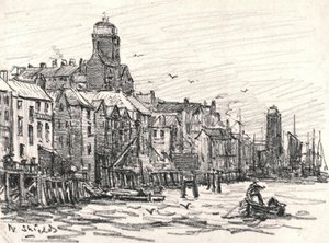 North Shields (carvão no papel)
