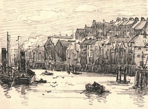 North Shields (carvão no papel)