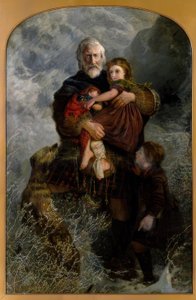Massacre de Glencoe, Refugiados - Pintura v. WHFisk