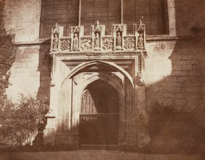 Porta Antiga, Magdalen College, Oxford de William Henry Fox Talbot