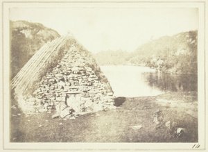 Highland Hut nas margens do Loch Katrine de William Henry Fox Talbot