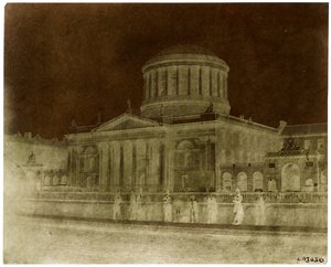The Four Courts, Dublin (Paper Negative-Camera) de William Henry Fox Talbot