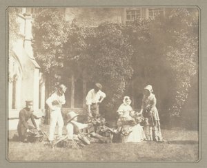 Os vendedores de fruta de William Henry Fox Talbot