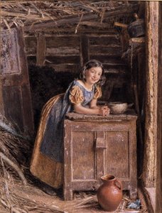 Uma Beleza Rústica de William Henry Hunt