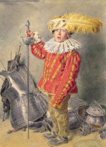 Um guerreiro em negrito de William Henry Hunt