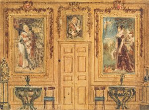 Interior de uma sala de William Henry Hunt