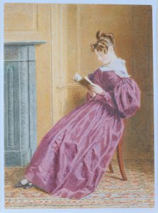 Sra. Gurney Hoare, c.1837 (lápis, wc e guache sobre papel) de William Henry Hunt