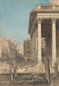 O Pórtico de St. Martin-in-the-Fields de William Henry Hunt