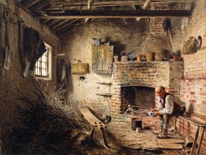O café da manhã dos lenhadores, c.1832-1834 de William Henry Hunt