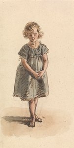 Menina descalça de pé descalço de William Henry Hunt