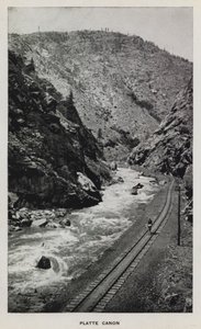Canyons of Colorado: Platte Canon (foto a p/b)