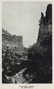 Canyons of Colorado: Williams Canon, The Amphitheatre (foto a p/b)