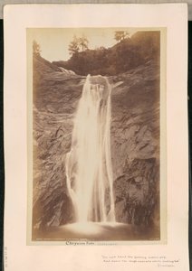 Cascata Média. Cataratas de Cheyenne de William Henry Jackson
