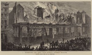 Queima da antiga Ópera de Paris