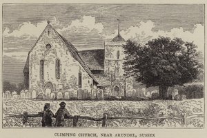 Climping Church, perto de Arundel, Sussex de William Henry James Boot