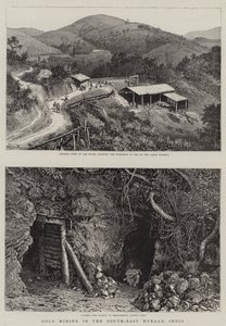 Mineração de ouro no sudeste de Wynaad, Índia de William Henry James Boot