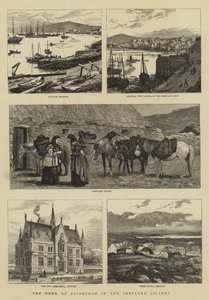 O duque de Edimburgo nas ilhas Shetland