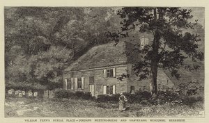 Enterro de William Penn, Jordans Meeting House e cemitério, Ruscombe, Berkshire de William Henry James Boot