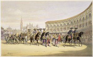 Entrada dos Toreros em procissão, 1865 de William Henry Lake Price