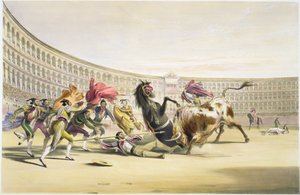O Picador em perigo, 1865 de William Henry Lake Price