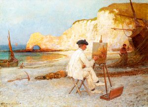 Um pintor pelo lado do mar, c.1885
