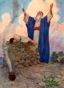 Abraão e Isaac no Monte Moriá