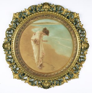 O mar tem suas pérolas (mezzotint) de William Henry Margetson