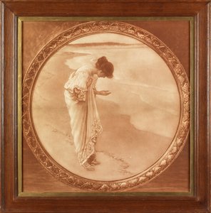 O mar tem suas pérolas (reprodução fotográfica impressa em sépia)