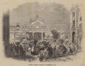 Covent Garden Market na véspera de Natal