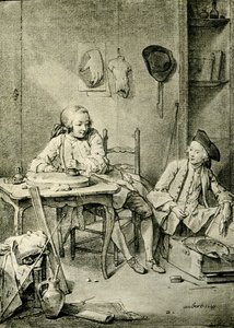 Dois meninos pintor