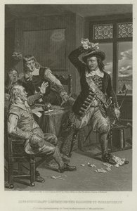 Governador Stuyvesant destruindo a intimação para entregar Nova York, 1664