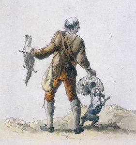 Um caçador de ratos, Personagens provinciais, 1804 de William Henry Pyne