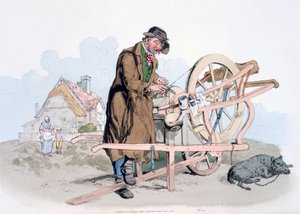 Knife Grinder, de &39;Costume of Great Britain&39;, publicado por William Miller, 1805 de William Henry Pyne