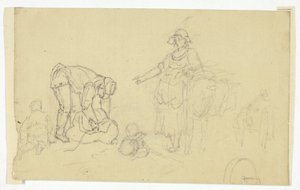 Camponeses com animal de carga de William Henry Pyne