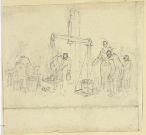 Balanças no mercado de William Henry Pyne