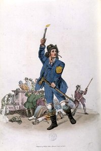 O bombeiro, de "Costume of Great Britain". de William Henry Pyne
