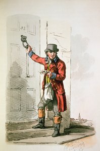 O carteiro de &39;Traje da Grã-Bretanha&39;, 1805 (impressão)