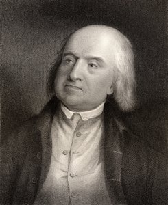Jeremy Bentham, gravado por S. Freeman (1773-1857), da National Portrait Gallery, volume IV, publicado em 1835