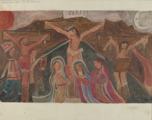 Estação da Cruz No. 12: Jesus Morre na Cruz, c. 1936.