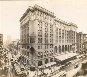 Market Street em 12 de janeiro de 1912 (impressão fotográfica)