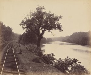 O Lehigh, em Turkey Run, c. 1895 (foto) de William Herman Rau