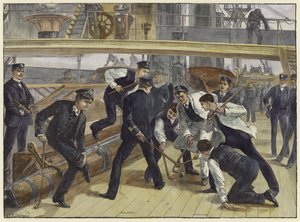 A vida a bordo de um homem-de-guerra
