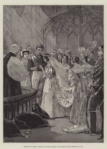 Casamento da Rainha Vitória e do Príncipe Albert no Palácio de St. James, 10 de fevereiro de 1840