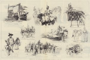 Esboços da Revista Naval e Militar Ilustrada, nº 1, julho de 1884