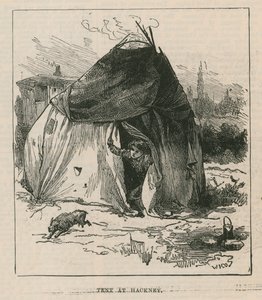 Esboços da Vida Cigana; Tenda no Hackney