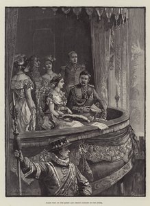 Visita de Estado da Rainha e Príncipe Consorte à Ópera de William Heysham Overend